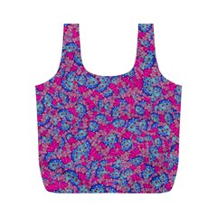 Colorful Cosutme Collage Motif Pattern Full Print Recycle Bag (m) by dflcprintsclothing