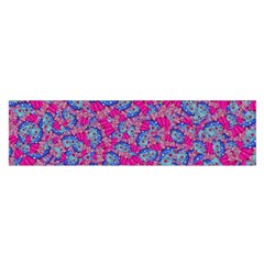 Colorful Cosutme Collage Motif Pattern Oblong Satin Scarf (16  X 60 ) by dflcprintsclothing