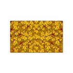 Blooming Flowers Of Lotus Paradise Sticker (Rectangular) Front