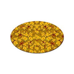 Blooming Flowers Of Lotus Paradise Sticker Oval (100 Pack) by pepitasart