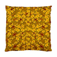 Blooming Flowers Of Lotus Paradise Standard Cushion Case (two Sides) by pepitasart