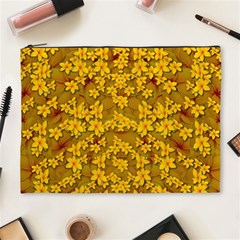 Blooming Flowers Of Lotus Paradise Cosmetic Bag (xl) by pepitasart