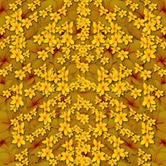 Blooming Flowers Of Lotus Paradise Play Mat (rectangle) by pepitasart