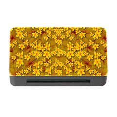 Blooming Flowers Of Lotus Paradise Memory Card Reader With Cf by pepitasart