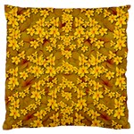 Blooming Flowers Of Lotus Paradise Large Cushion Case (One Side) Front