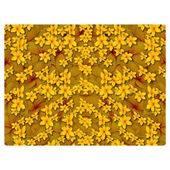 Blooming Flowers Of Lotus Paradise Premium Plush Fleece Blanket (extra Small) by pepitasart