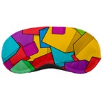 Abstract Cube Colorful  3d Square Pattern Sleep Mask Front