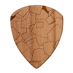 Abstract Cube Colorful  3d Square Pattern Wood Guitar Pick (set Of 10) by Cemarart