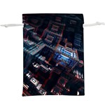 Fractal Cube 3d Art Nightmare Abstract Lightweight Drawstring Pouch (XL) Front