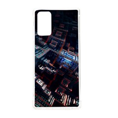 Fractal Cube 3d Art Nightmare Abstract Samsung Galaxy Note 20 Tpu Uv Case by Cemarart