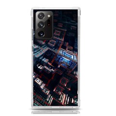 Fractal Cube 3d Art Nightmare Abstract Samsung Galaxy Note 20 Ultra Tpu Uv Case by Cemarart