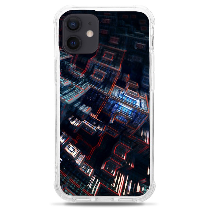 Fractal Cube 3d Art Nightmare Abstract iPhone 12 mini TPU UV Print Case	