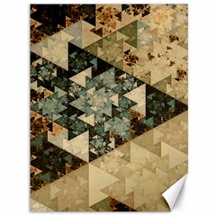 Triangle Geometry Colorful Fractal Pattern Canvas 36  X 48  by Cemarart