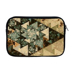 Triangle Geometry Colorful Fractal Pattern Apple Macbook Pro 17  Zipper Case by Cemarart