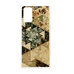 Triangle Geometry Colorful Fractal Pattern Samsung Galaxy Note 20 Tpu Uv Case by Cemarart