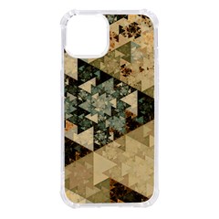 Triangle Geometry Colorful Fractal Pattern Iphone 14 Tpu Uv Print Case by Cemarart