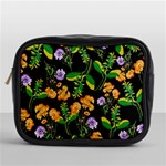 Flowers Pattern Art Floral Texture Mini Toiletries Bag (One Side) Front