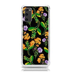 Flowers Pattern Art Floral Texture Samsung Galaxy S20 6 2 Inch Tpu Uv Case by Cemarart