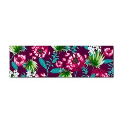 Flowers Pattern Art Texture Floral Sticker Bumper (10 Pack) by Cemarart