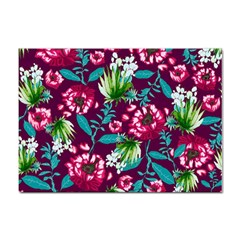 Flowers Pattern Art Texture Floral Sticker A4 (10 Pack) by Cemarart