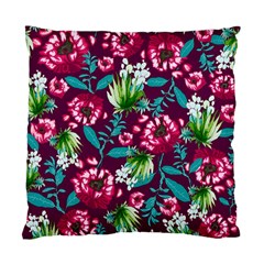 Flowers Pattern Art Texture Floral Standard Cushion Case (two Sides) by Cemarart