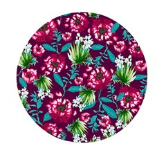 Flowers Pattern Art Texture Floral Mini Round Pill Box (pack Of 5) by Cemarart