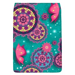 Floral Pattern Abstract Colorful Flow Oriental Spring Summer Removable Flap Cover (s) by Cemarart