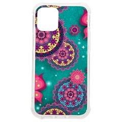 Floral Pattern Abstract Colorful Flow Oriental Spring Summer Iphone 12 Mini Tpu Uv Print Case	 by Cemarart