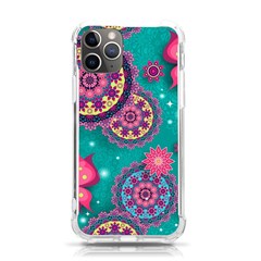 Floral Pattern Abstract Colorful Flow Oriental Spring Summer Iphone 11 Pro 5 8 Inch Tpu Uv Print Case by Cemarart