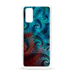 Fractal Art Spiral Ornaments Pattern Samsung Galaxy S20 6 2 Inch Tpu Uv Case by Cemarart