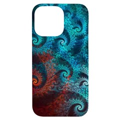 Fractal Art Spiral Ornaments Pattern Iphone 14 Pro Max Black Uv Print Case by Cemarart