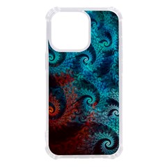 Fractal Art Spiral Ornaments Pattern Iphone 13 Pro Tpu Uv Print Case by Cemarart