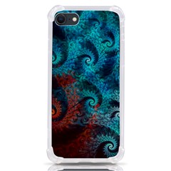 Fractal Art Spiral Ornaments Pattern Iphone Se by Cemarart