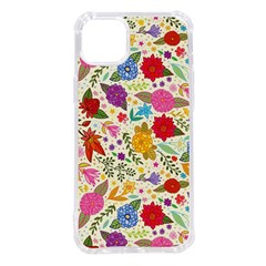 Colorful Flowers Pattern iPhone 14 Plus TPU UV Print Case