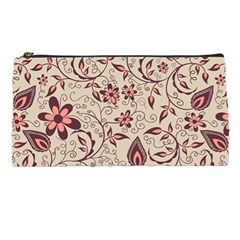 Violet Floral Pattern Flowers Vintage Flora Patterns Pencil Case