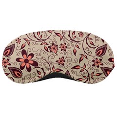 Violet Floral Pattern Flowers Vintage Flora Patterns Sleep Mask by Cemarart