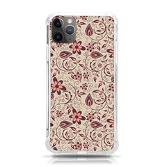 Violet Floral Pattern Flowers Vintage Flora Patterns Iphone 11 Pro Max 6 5 Inch Tpu Uv Print Case by Cemarart