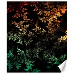 Fractal Patterns Gradient Colorful Canvas 8  X 10  by Cemarart