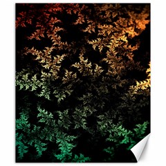 Fractal Patterns Gradient Colorful Canvas 20  X 24  by Cemarart