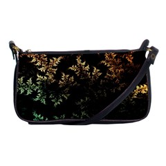 Fractal Patterns Gradient Colorful Shoulder Clutch Bag by Cemarart