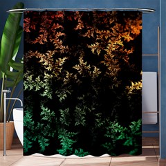 Fractal Patterns Gradient Colorful Shower Curtain 60  X 72  (medium)  by Cemarart