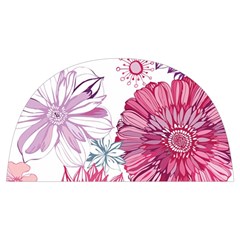 Violet Floral Pattern Anti Scalding Pot Cap by Cemarart