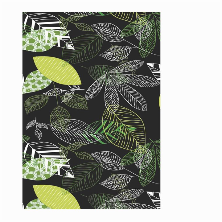 Leaves Floral Pattern Nature Large Garden Flag (Two Sides)