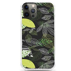 Leaves Floral Pattern Nature Iphone 12 Pro Max Tpu Uv Print Case by Cemarart