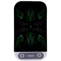 Fractal Green Black 3d Art Floral Pattern Sterilizers by Cemarart