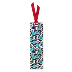 Blue Flower Floral Flora Naure Pattern Small Book Marks by Cemarart