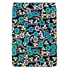 Blue Flower Floral Flora Naure Pattern Removable Flap Cover (l) by Cemarart