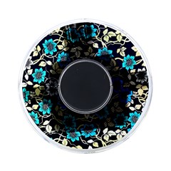 Blue Flower Floral Flora Naure Pattern On-the-go Memory Card Reader by Cemarart