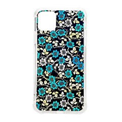 Blue Flower Floral Flora Naure Pattern Iphone 11 Pro Max 6 5 Inch Tpu Uv Print Case by Cemarart