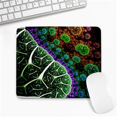 Digital Art Fractal Abstract Artwork 3d Floral Pattern Waves Vortex Sphere Nightmare Large Mousepad by Cemarart